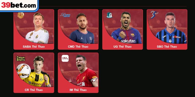 Cá cược thể thao tại 39BET đầy lôi cuốn